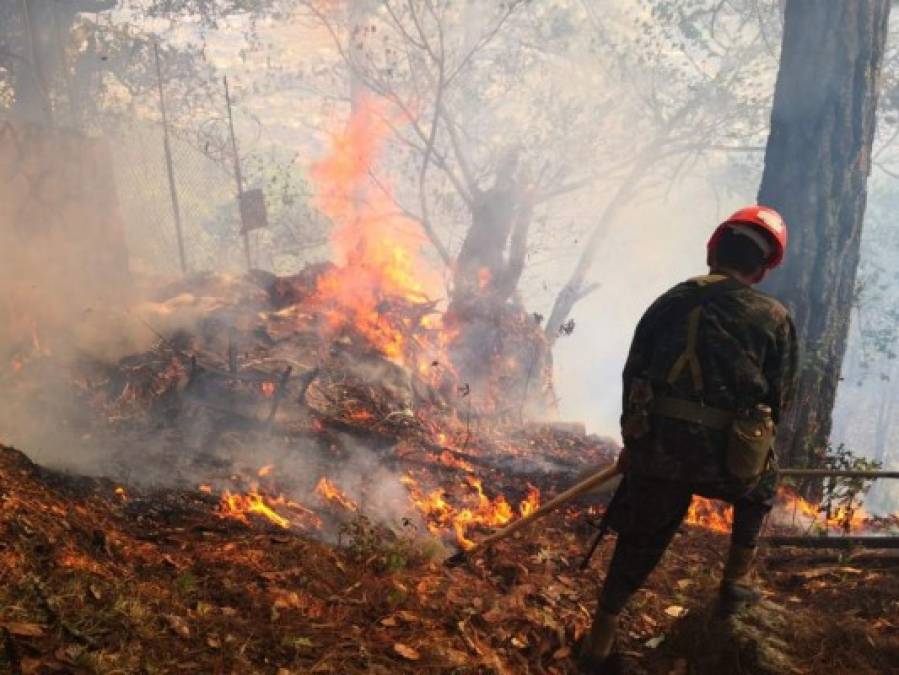 Las imágenes del incendio que afectó consulado de Portugal en El Hatillo