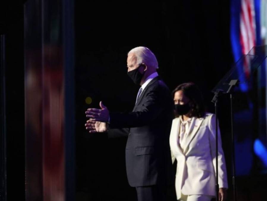 Las primeras imágenes de Joe Biden como presidente electo de EEUU