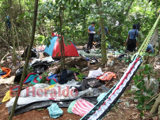 FOTOS: El campamento clandestino que tenía la Mara Salvatrucha en El Merendón