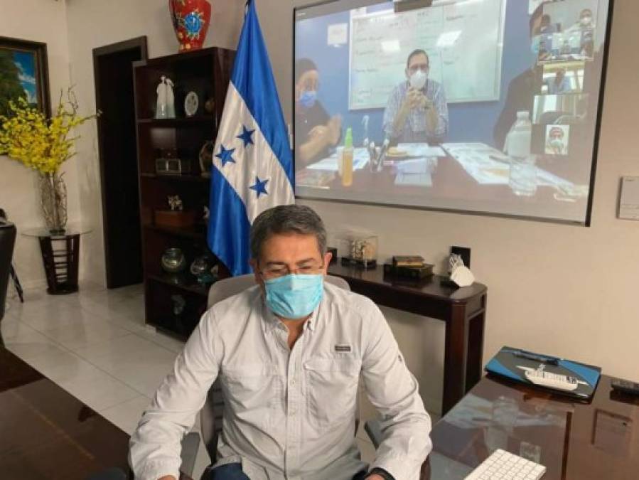 Así evoluciona la salud del presidente Juan Orlando Hernández; contagiado por covid-19