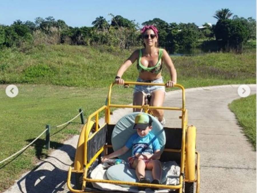 FOTOS: Las vacaciones de Jonathan Rougier y su familia en paradisíacas playas hondureñas