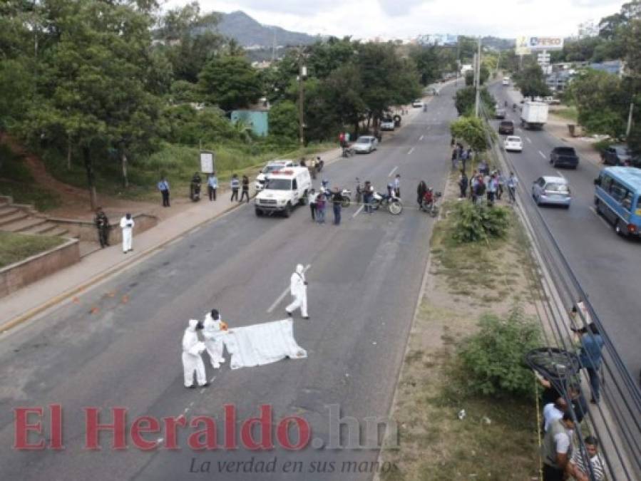 FOTOS: Terrible acto criminal contra conductor de rapidito en el bulevar FF AA de la capital