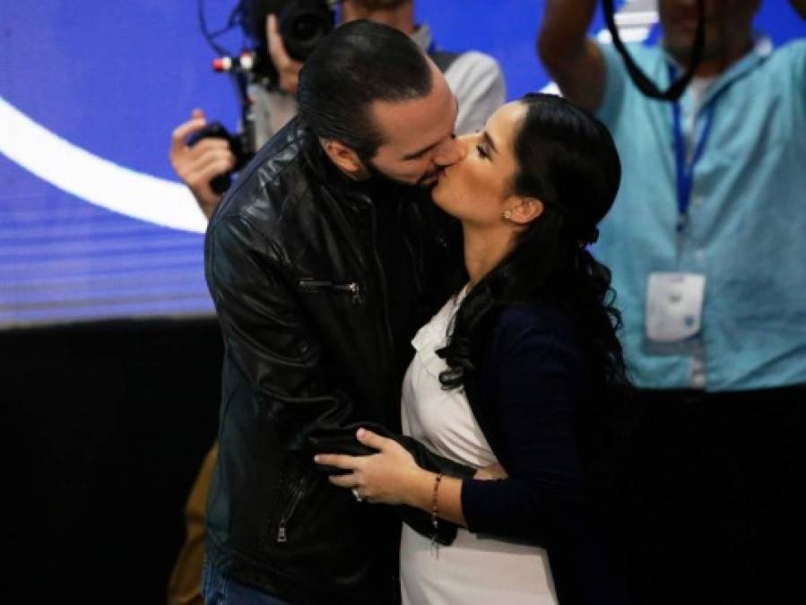 Ella es Gabriela Rodríguez, la esposa del presidente electo de El Salvador Nayib Bukele