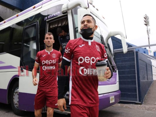 Motagua se prepara en el Estadio Nacional previo a la final de Concacaf contra Comunicaciones (Fotos)