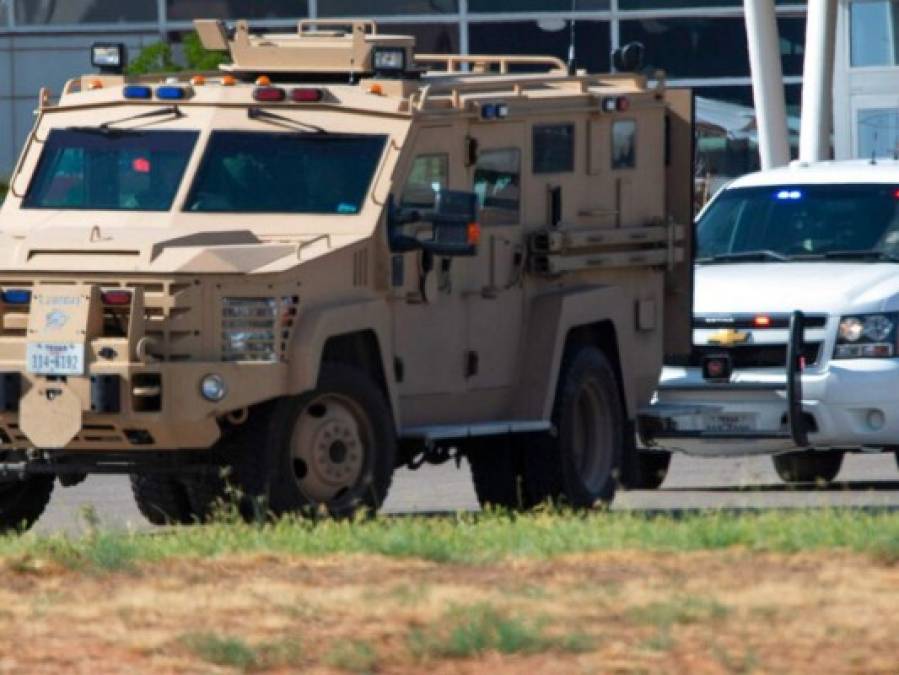 FOTOS: Incertidumbre y blindaje policial tras mortal tiroteo en Texas