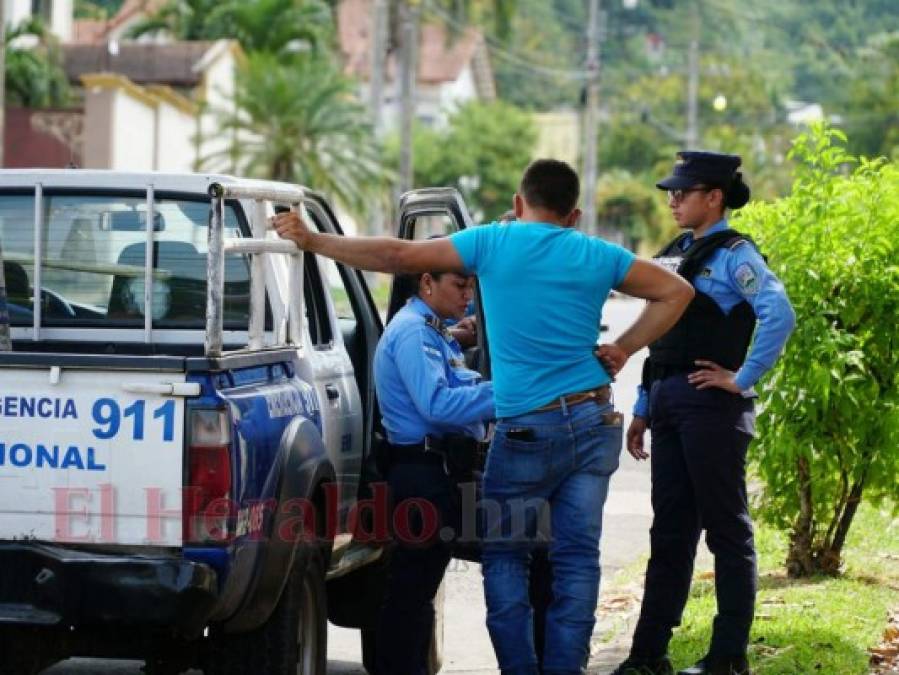 FOTOS: Escena donde conductor embistió a sicario que lo intentó asesinar en San Pedro Sula