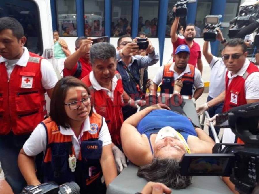 Las imágenes tras el aparatoso accidente en carretera a Olancho