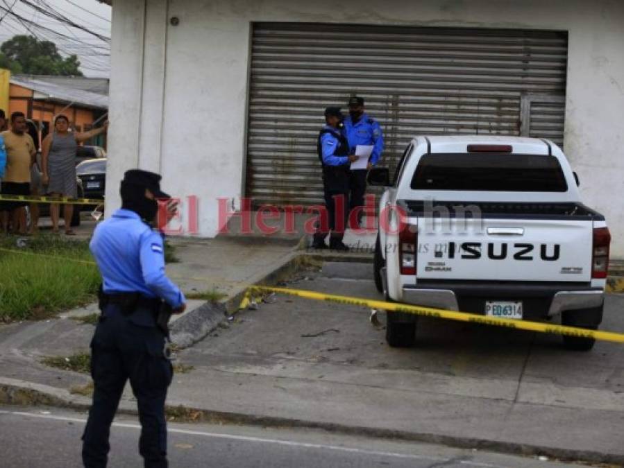 Las imágenes del violento atentado que dejó dos muertos en San Pedro Sula