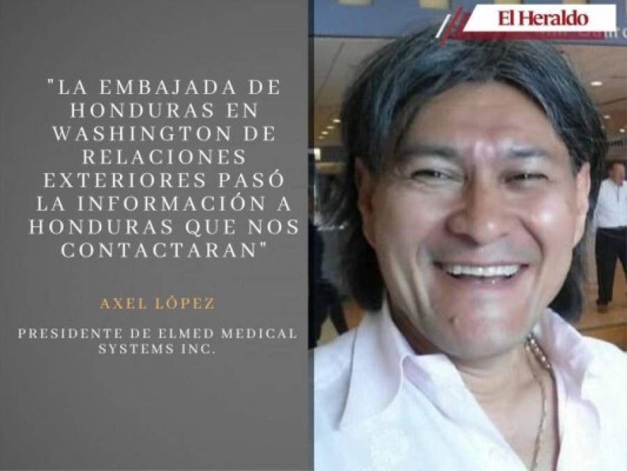 'No hay falsificación': así se defiende Axel López de cuestionada compra de hospitales móviles