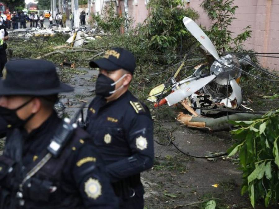 Imágenes de la avioneta que se desplomó con ayuda humanitaria en Guatemala (FOTOS)