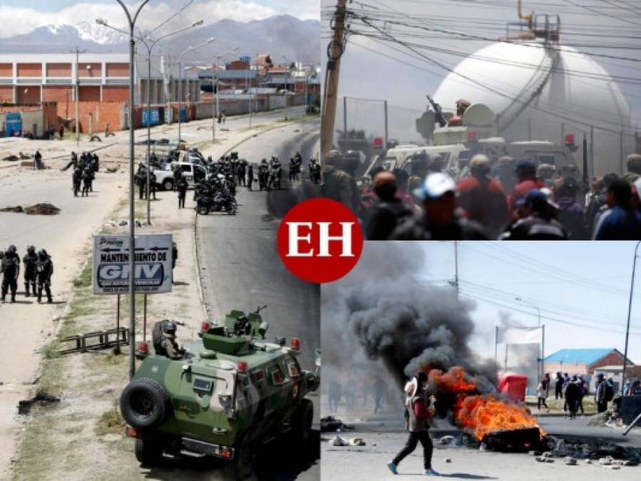 FOTOS: Los 10 momentos que marcaron las protestas de este martes en Bolivia