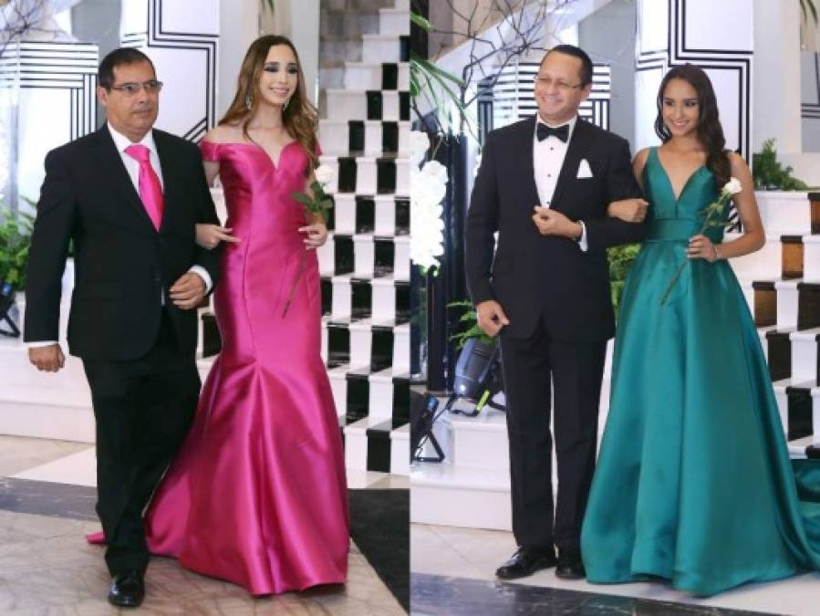 Academia Los Pinares: Maravilloso desfile de padre e hijos en la Prom 2017