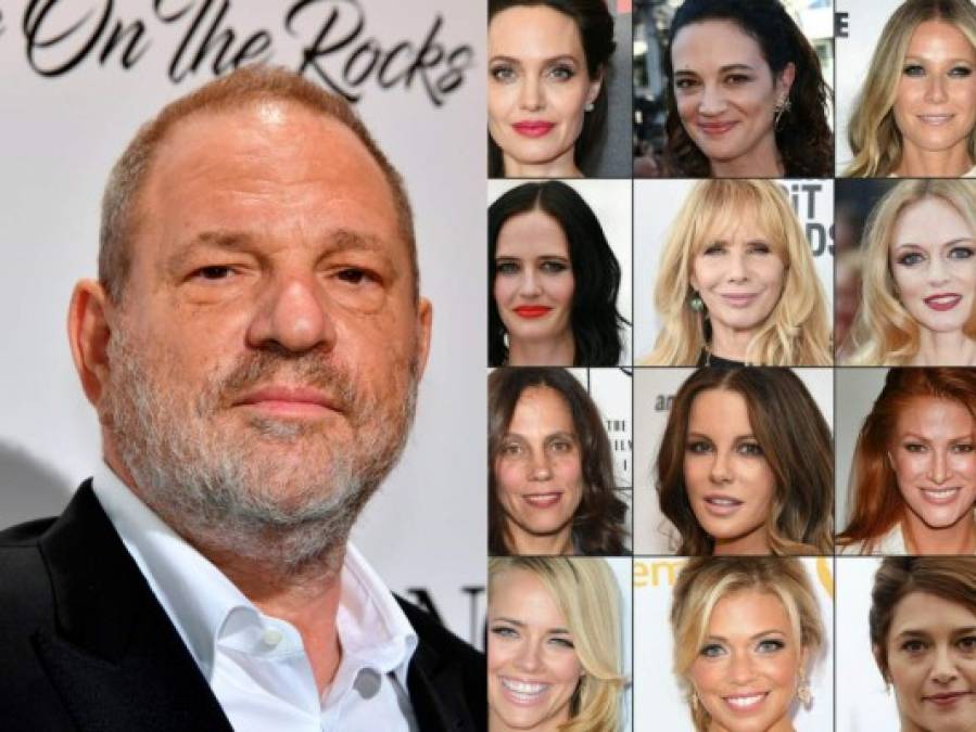 Las famosas que acusaron a Harvey Weinstein por abuso sexual