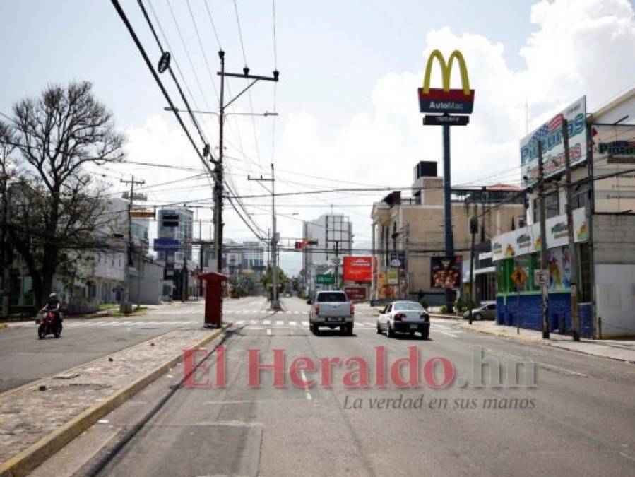 FOTOS: Las vacías calles de la capital de Honduras tras 69 días de cuarentena