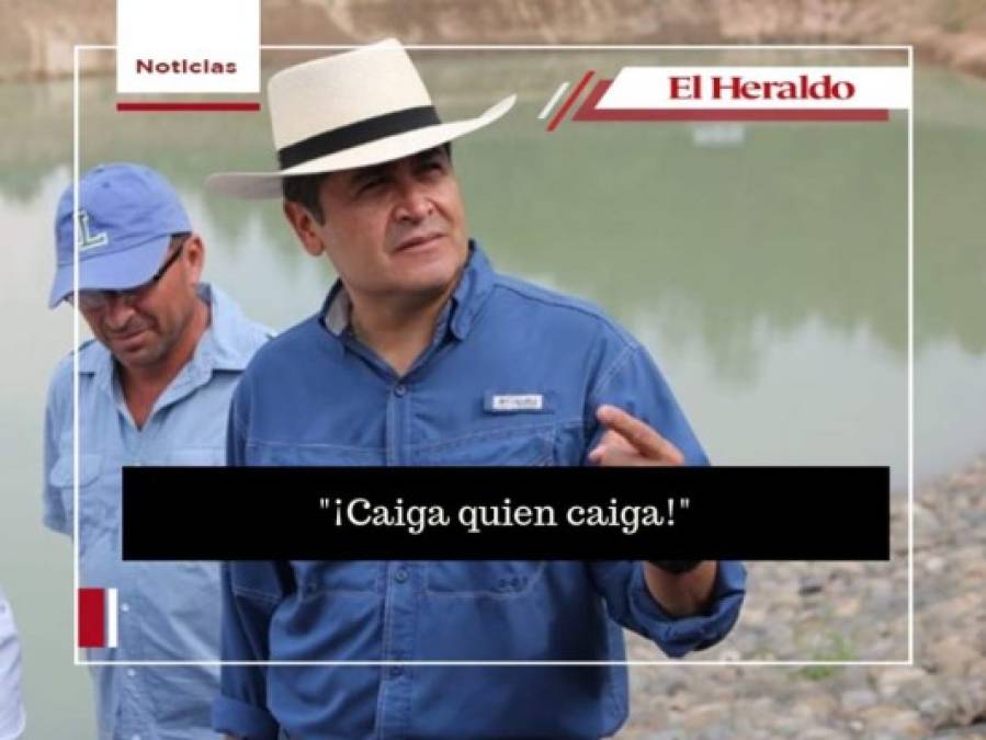 Fotos: Las frases que más repite en sus discursos Juan Orlando Hernández