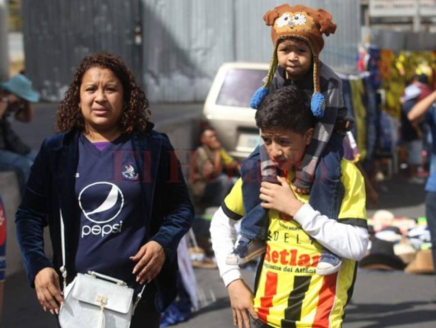 Ambiente de hermandad y fiesta en la final entre Motagua y Real España