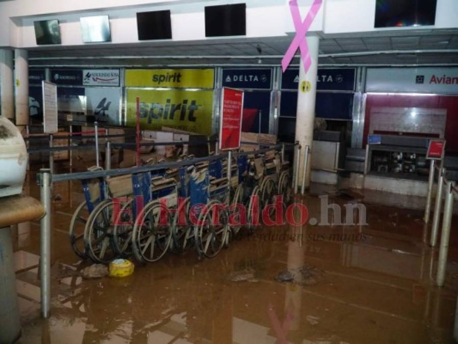 FOTOS: Así avanza la limpieza del aeropuerto de San Pedro Sula