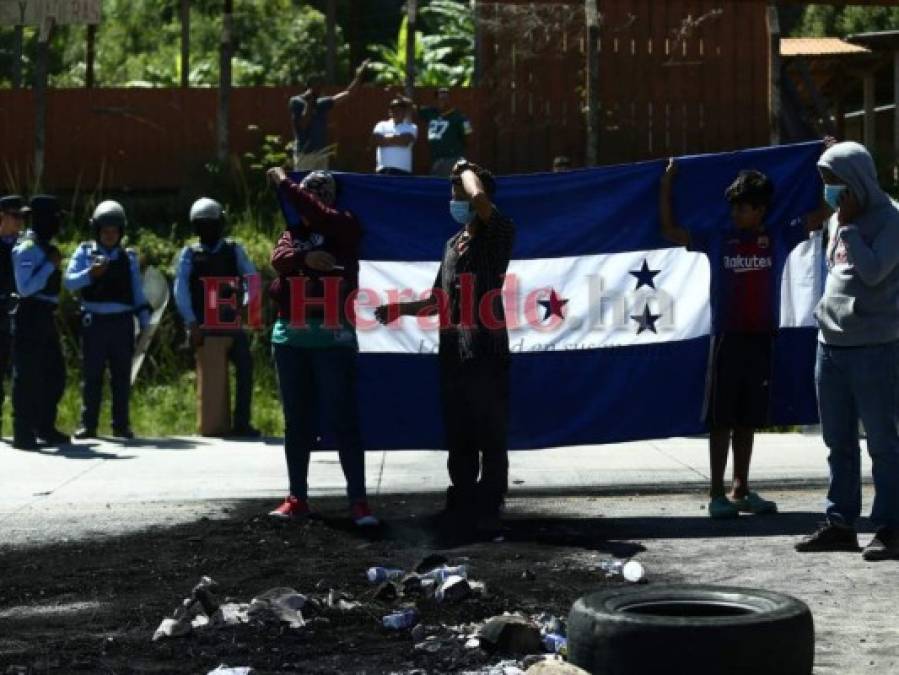 Pobladores de la Reynel Fúnez amenazan con más tomas en carretera al sur