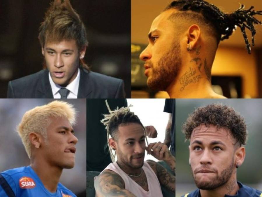 Los descabellados, sorprendentes y locos looks de Neymar