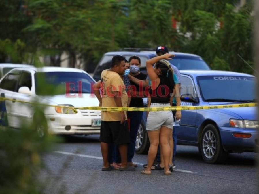 Las imágenes del violento atentado que dejó dos muertos en San Pedro Sula