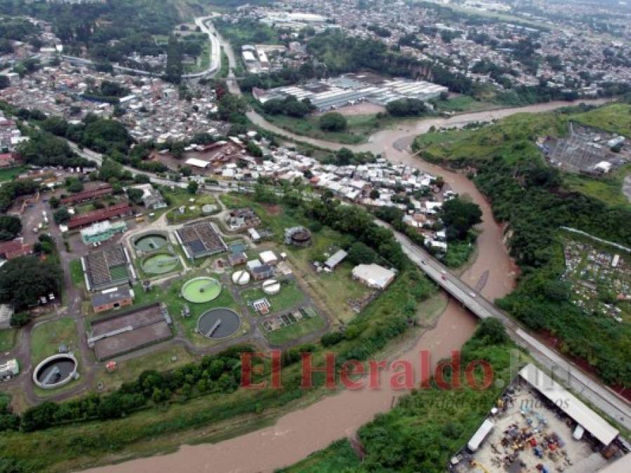 FOTOS: Así se ve desde lo alto la capital de Honduras tras golpe de Eta