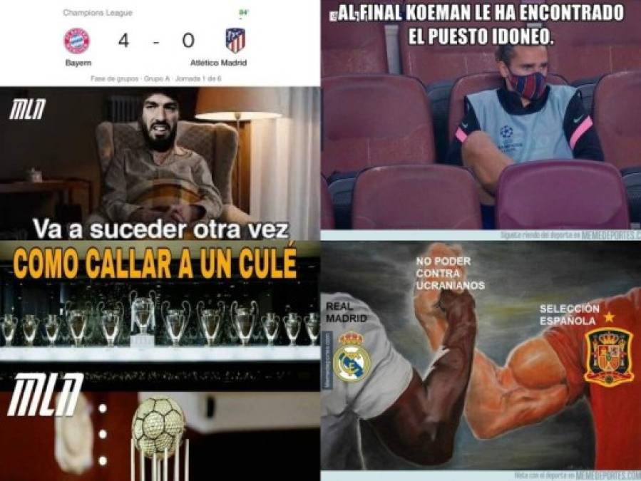 Crueles memes destrozan al Real Madrid, Luis Suárez y Griezmann en el inicio de la Champions