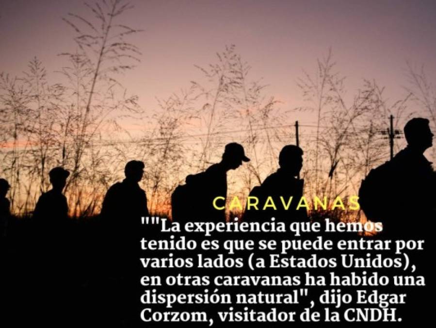 En 7 frases, así fue la llegada de la caravana de migrantes a Ciudad de México