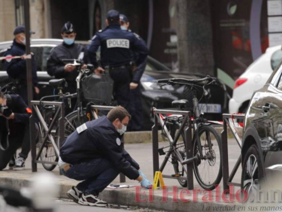 Las imágenes del tiroteo en París frente a un hospital que causó momentos de pánico