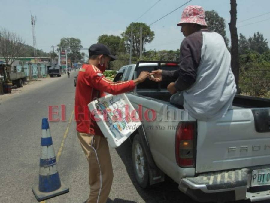 FOTOS: Sin dinero ni comida, hondureño pide apoyo para subsistir con sus hijos