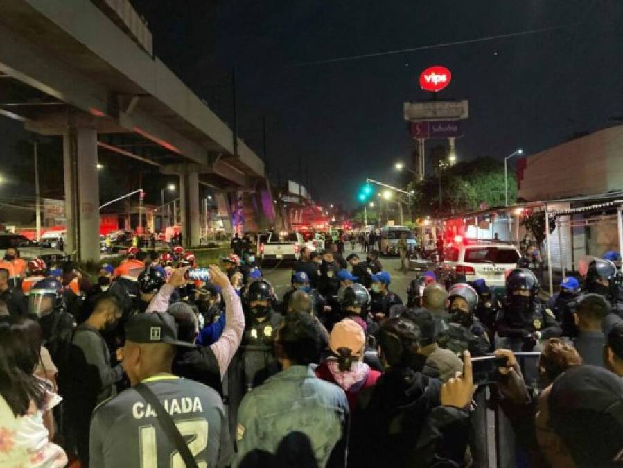 Impactante catástrofe en el metro de México en imágenes