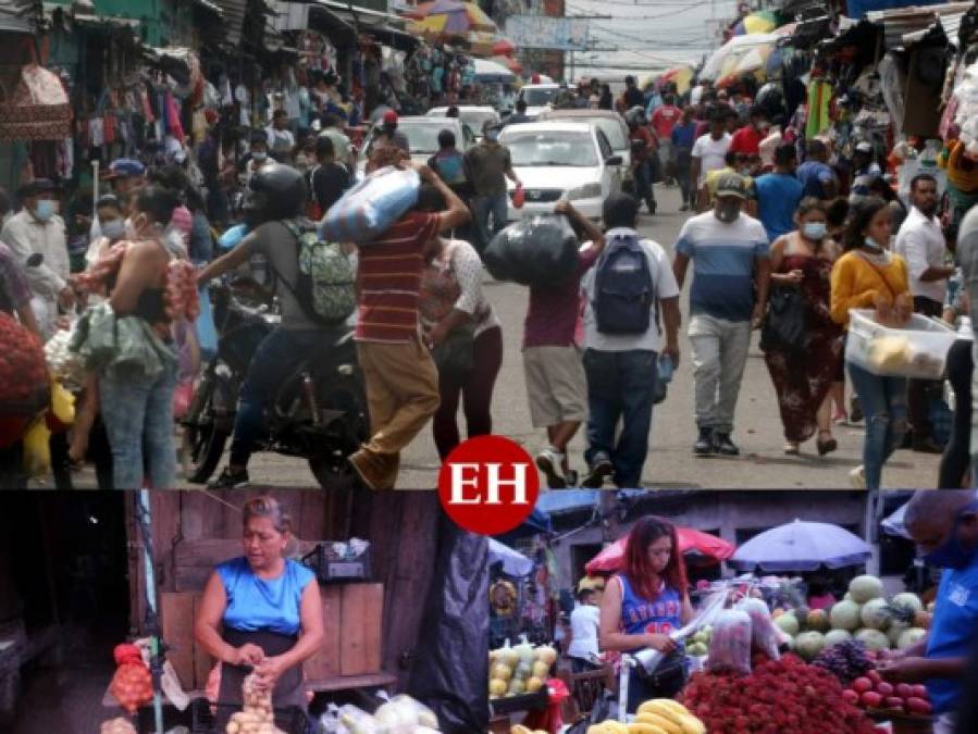 Con o sin mascarilla, capitalinos abarrotan mercados pese a que amenaza persiste (FOTOS)