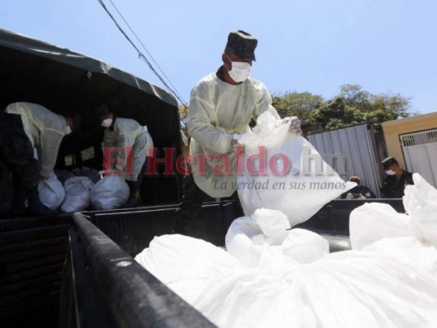 Más de 100 mil hondureños afectados por pandemia ya recibieron saco solidario