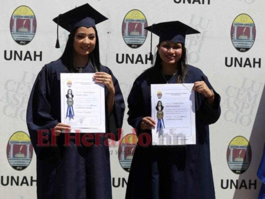 FOTOS: Así fue la primera jornada de graduaciones de la UNAH en 2021
