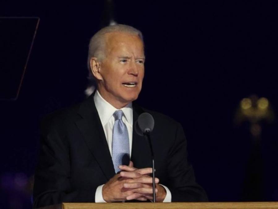 Las primeras imágenes de Joe Biden como presidente electo de EEUU