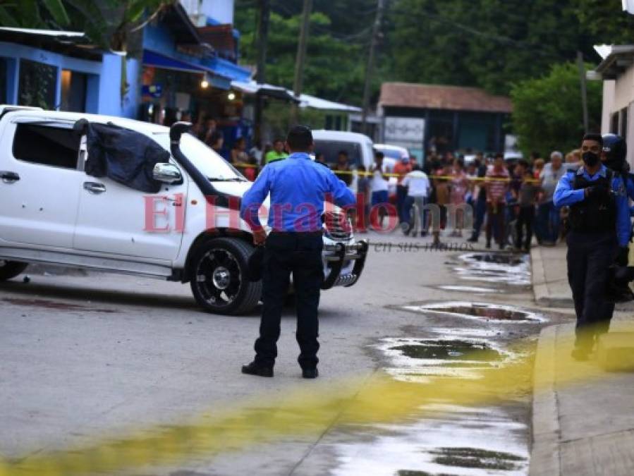 Escena del crimen donde asesinaron inspector depurado y a su esposa (Fotos)