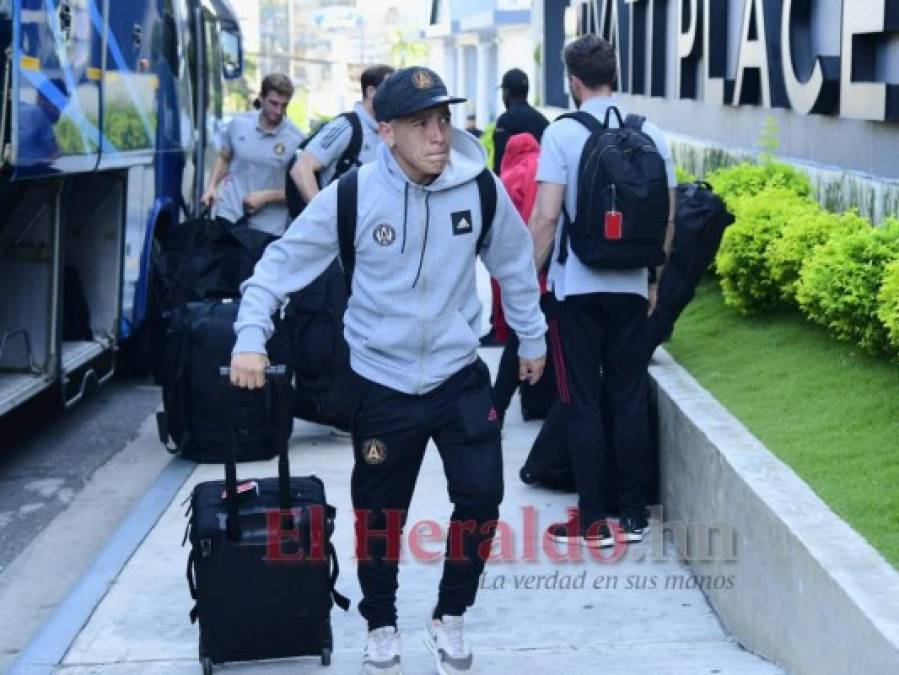 Fotos: Así fue la llegada del Atlanta United a San Pedro Sula