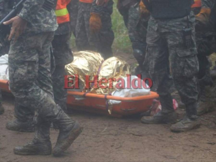 FOTOS: Así fue el rescate de los restos de Hilda Hernández y las otras 5 víctimas