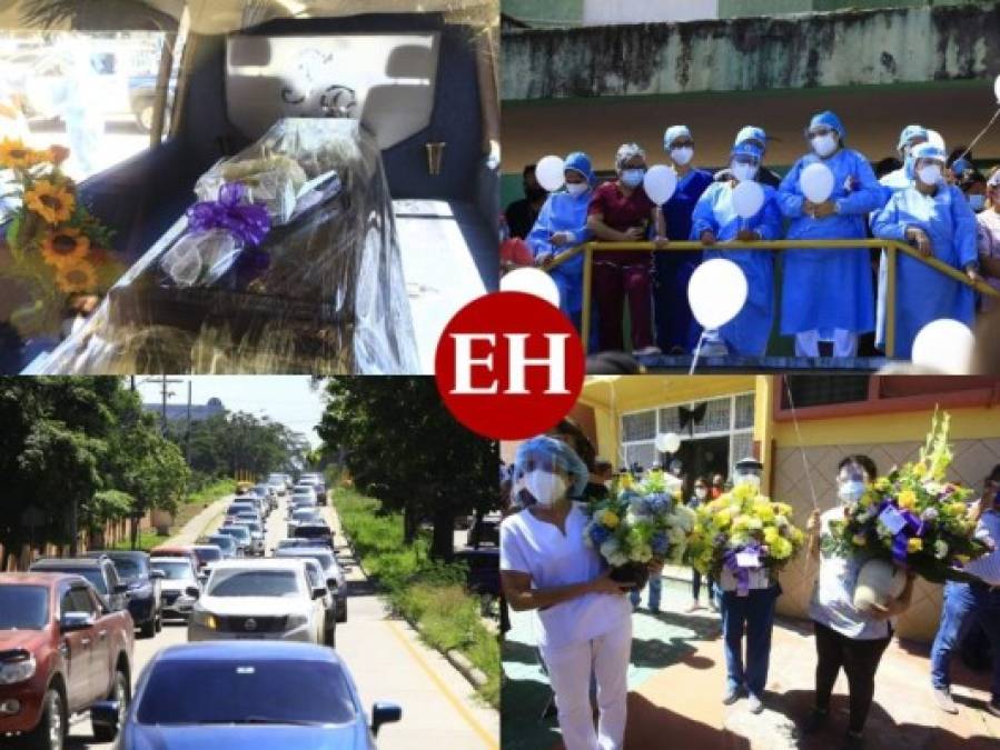 Entre globos, aplausos y caravana despiden al doctor Cándido Mejía (Fotos)