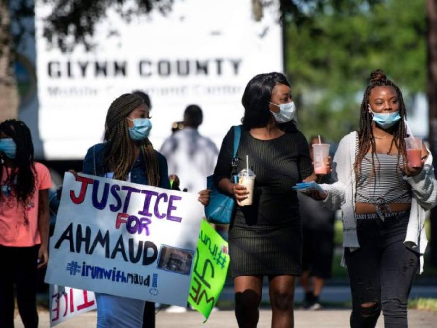 Las protestas en honor a Ahmaud Arbery, afroamericano asesinado en EEUU  