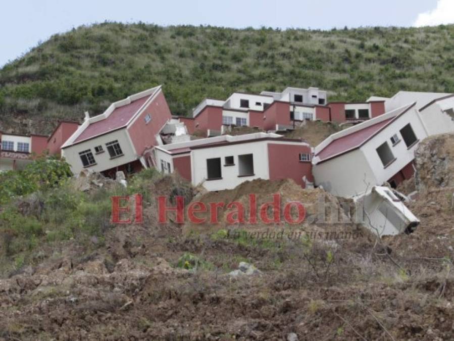 Imágenes del colapso de Ciudad del Ángel, proyecto por el que es procesado José Arias Chicas