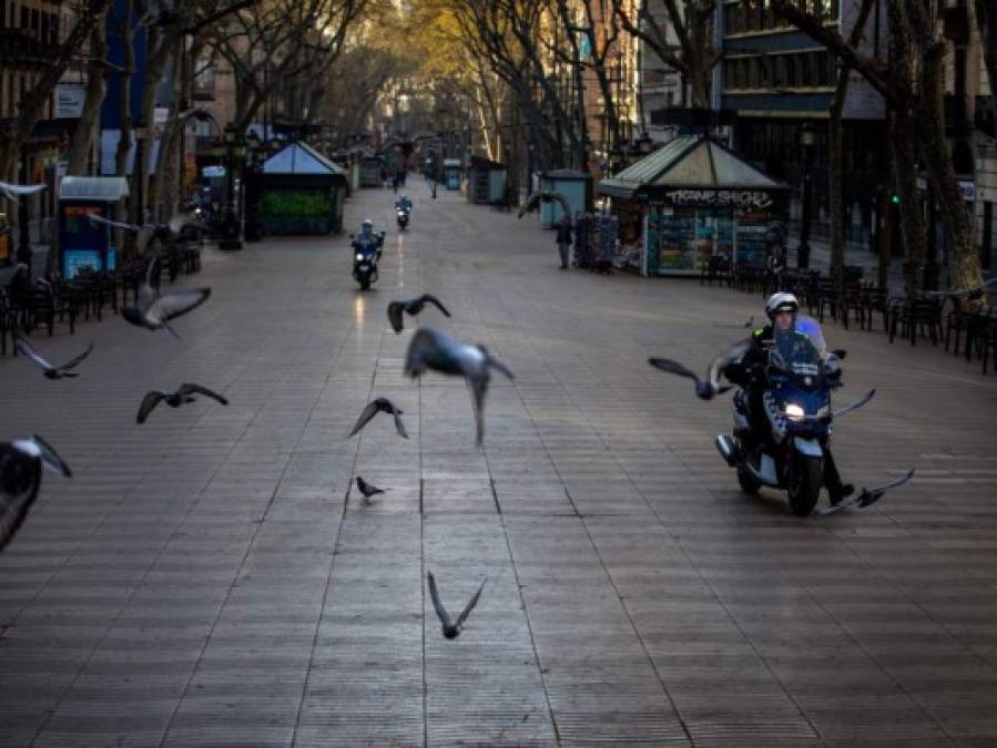 FOTOS: Calles desoladas y más de 114 mil infectados por coronavirus en España