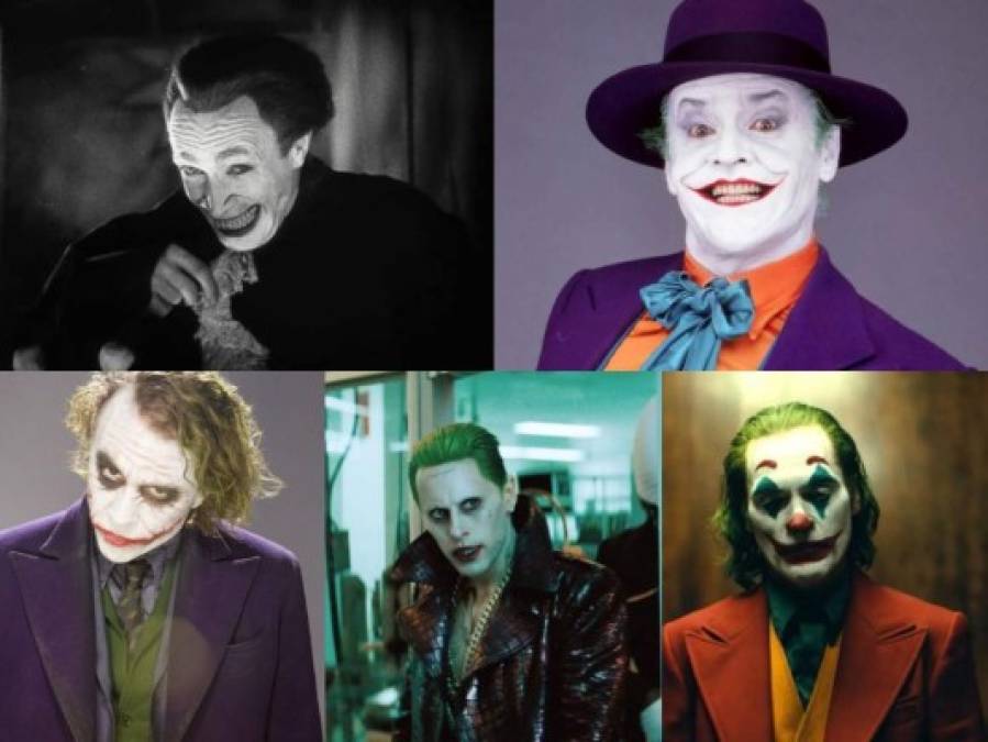 FOTOS: Los rostros de los actores que han interpretado al Joker