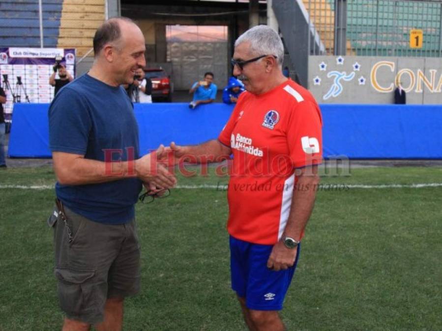 Con la visita de Fabián Coito, así fue el entrenamiento del Olimpia en el Estadio Nacional