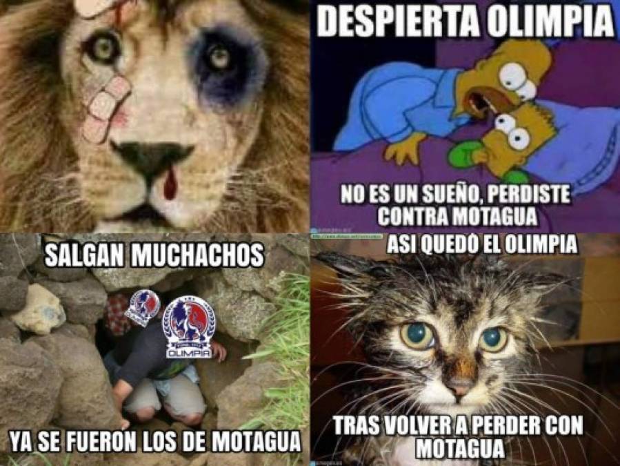Destrozan con memes al Olimpia tras paliza ante Motagua en Comayagua