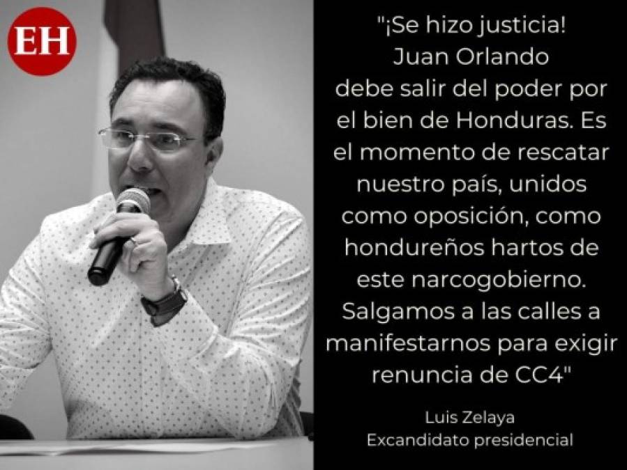 Frases de políticos tras que Tony Hernández fuese declarado culpable