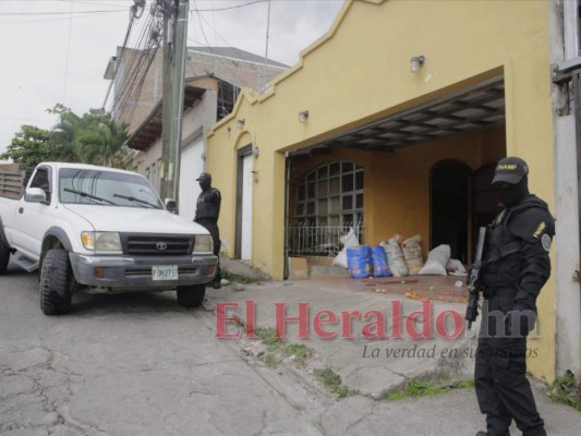 Fotos del decomiso de marihuana que sería distribuida en la capital