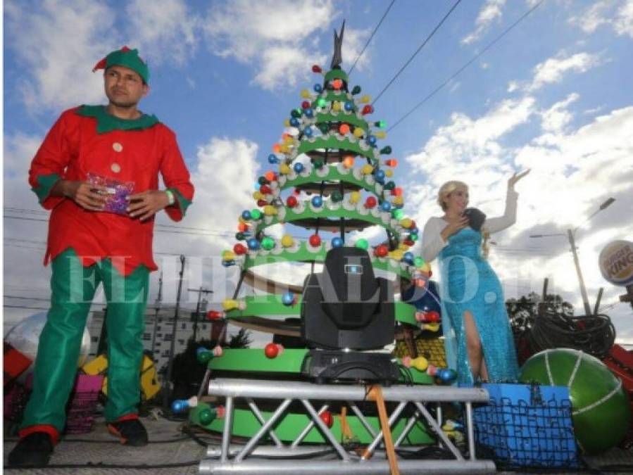 FOTOS: Así fue el desfile Navideño en Tegucigalpa, Honduras