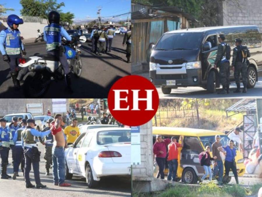 FOTOS: Operativos en la capital para controlar circulación en cuarentena