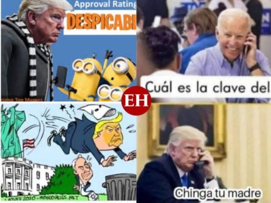 ¡Adiós Trump! Los divertidos memes por su caótico mandato en EEUU