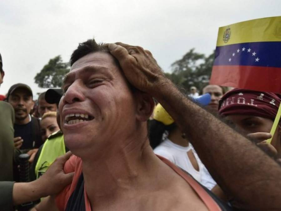 10 fotos que resumen el intento de ingreso de ayuda humanitaria a Venezuela  